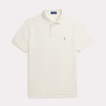 Iconische Mesh Polo-Shirt Natural