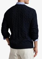 Cable-Knit Cotton Jumper - Afbeelding 3