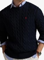Cable-Knit Cotton Jumper - Afbeelding 4