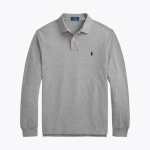Mesh Long-Sleeve Polo Shirt - Afbeelding 4